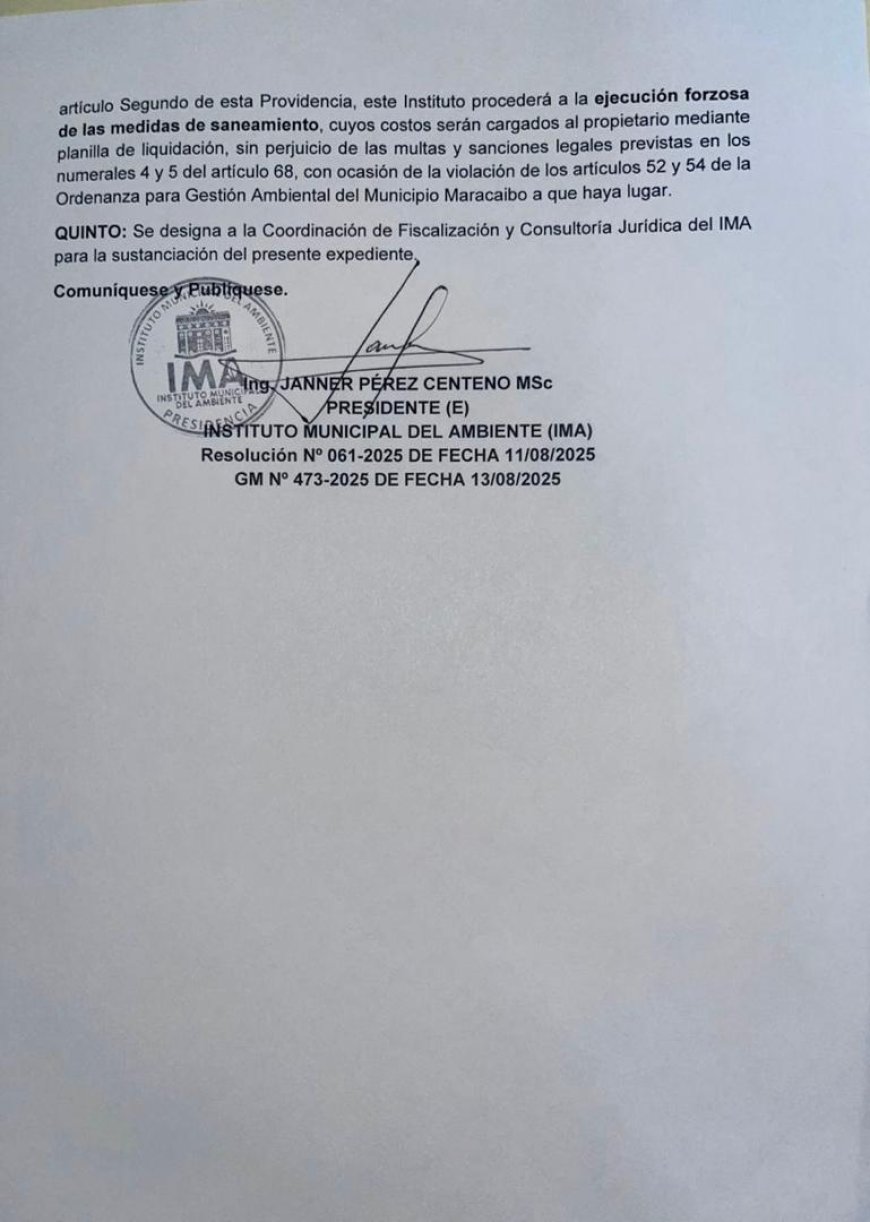 NOTIFICACIÓN: Alcaldía abre procedimiento de intervención por estado de abandono a terreno ubicado en la avenida 16 Guajira