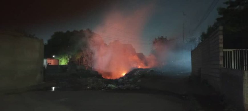 Más de 400 familias afectadas por quema de basura en Francisco Eugenio Bustamante 