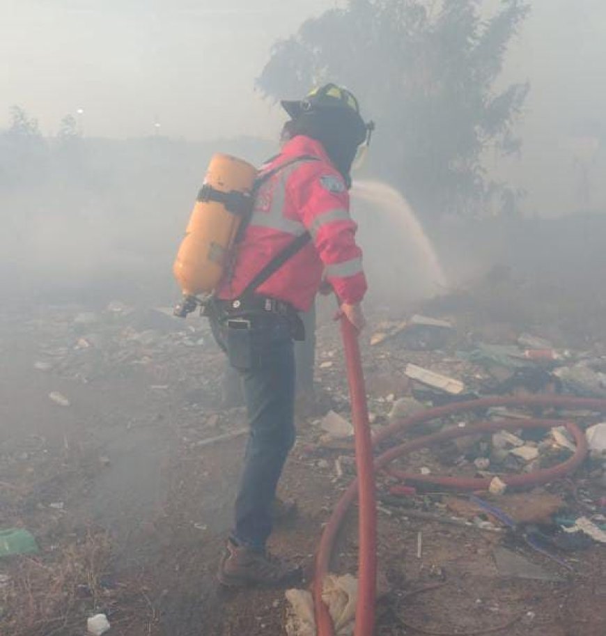 ¡Presumen sabotaje! Acción de Bomberos y cuerpos de seguridad controló incendio en Grano de Oro
