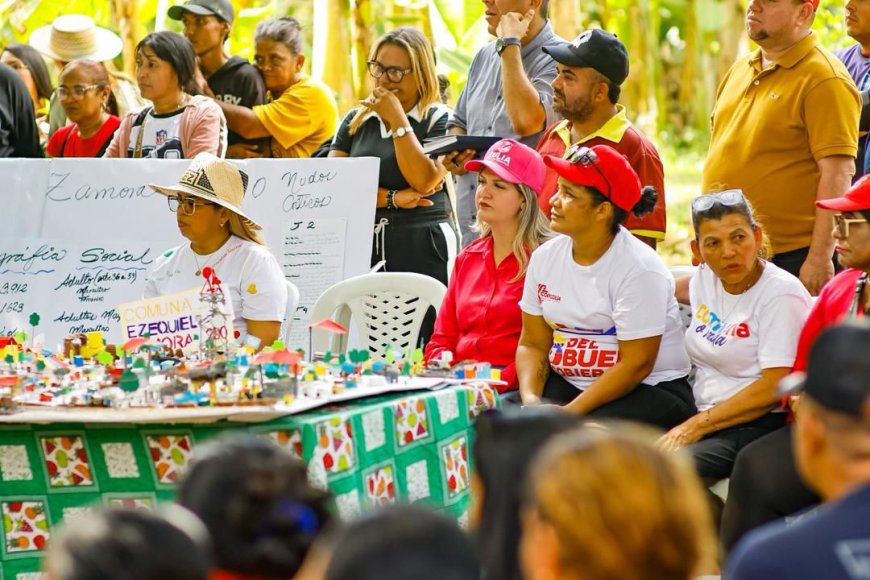 Gobernador Luis Caldera realizó encuentro con comunas en Lagunillas
