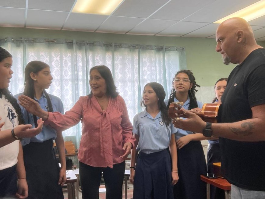 El valor de la mujer gaitera Escuela de Gaita “Lenin Pulgar” recibió charla de la solista Mitzi de Peralta