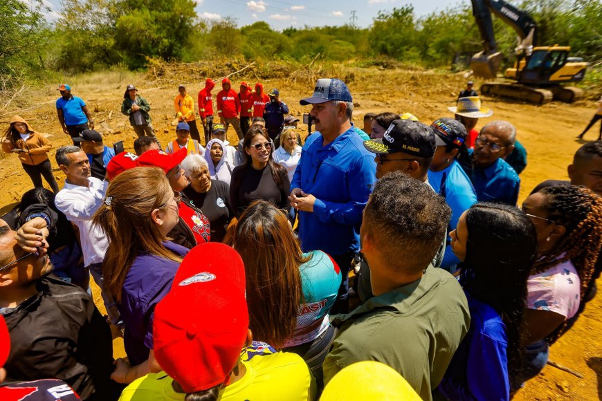 Gobernador Caldera inició construcción de Estación de Bombeo Hipódromo en Santa Rita