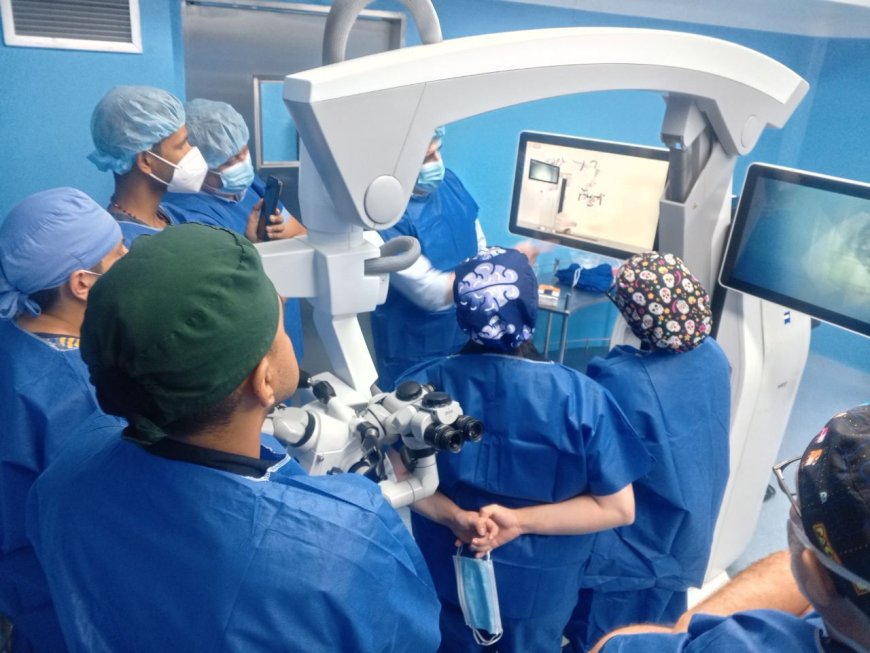 El SAHUM es referente tecnológico con la activación de microscopio robotizado 