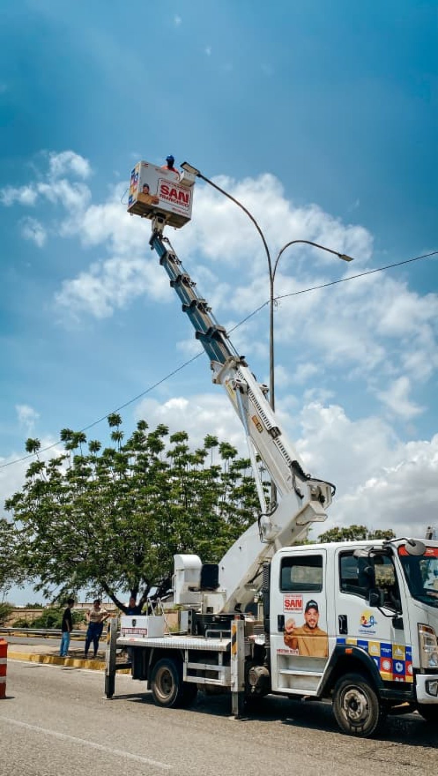 Conectividad al Sur del Lago: 50% avanza Plan de Iluminación en el Corredor vial Perijá de San Francisco