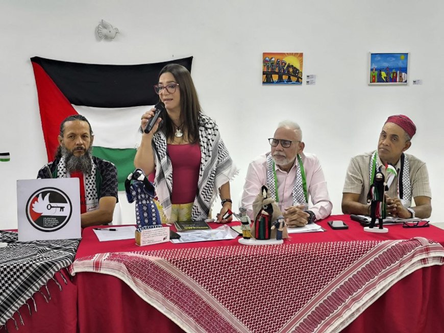 Exponente Hindú Anderi Foro "La Humanidad: Causa de la lucha palestina”