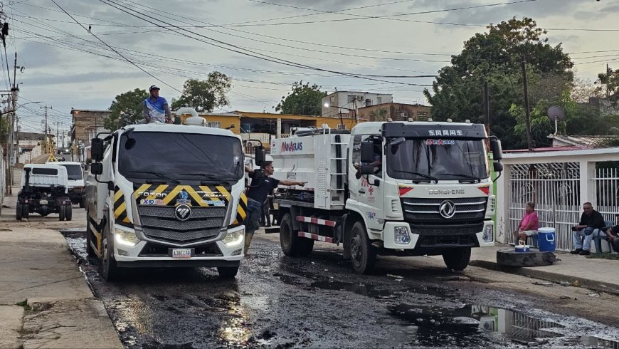 Más de 1.400 familias beneficiadas con saneamiento de 6 kilómetros de colectores en sector La Salina de Maracaibo