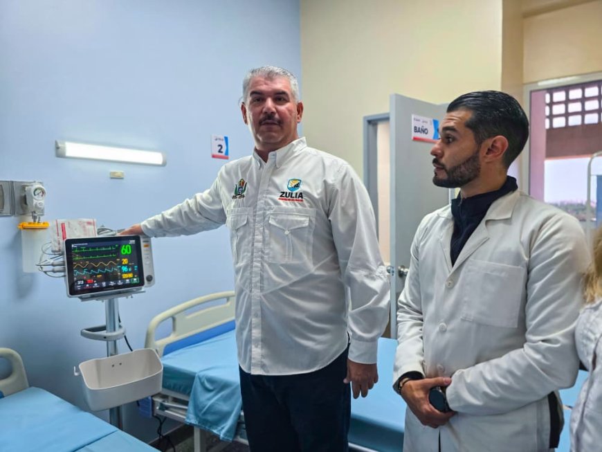 Gobernador Caldera inauguró 5to piso del General del Sur con 38 nuevas camas de hospitalización