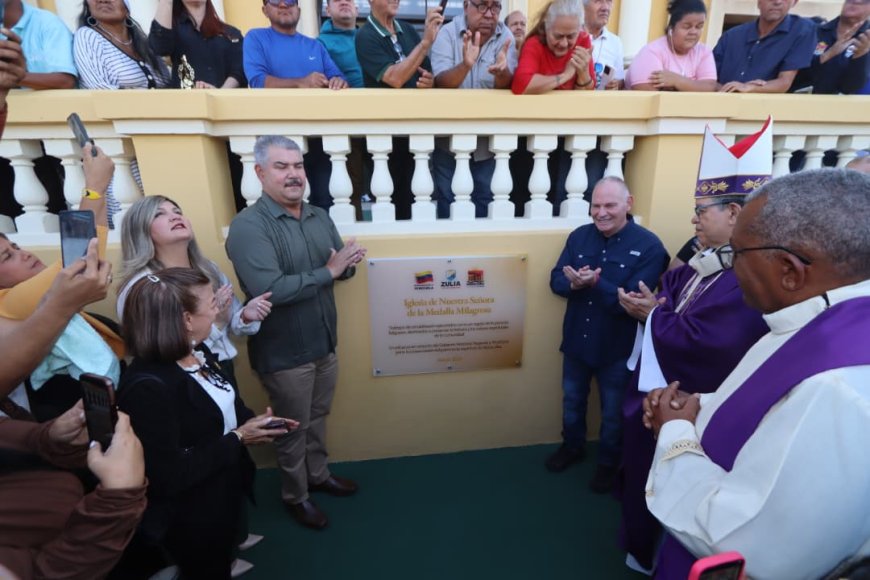 ¡Rehabilitada integralmente! Alcalde Di Martino: “Recuperar la Iglesia La Milagrosa es una obra espiritual”