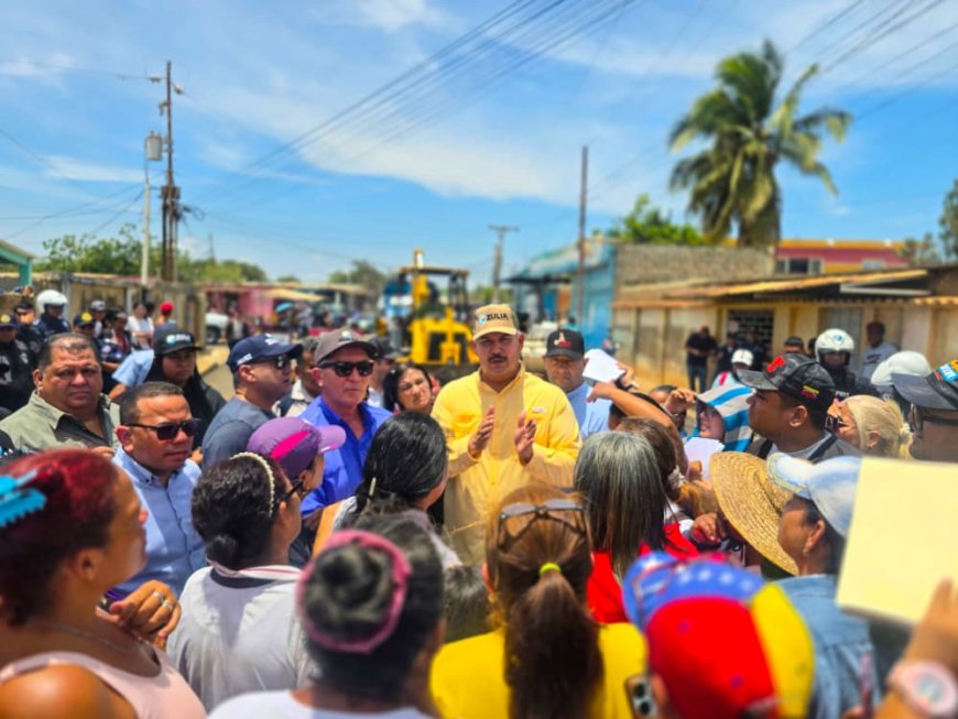 Plan Estadal de Asfaltado llegó a comuna añú de Santa Rosa de Agua
