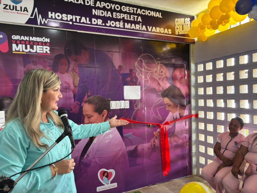 Primera dama del Zulia acompaña inauguración de Sala Gestacional en municipio Jesús Enrique Lossada