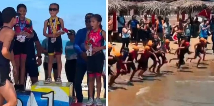 Barinesa en representación de Carabobo campeona nacional de triatlón 