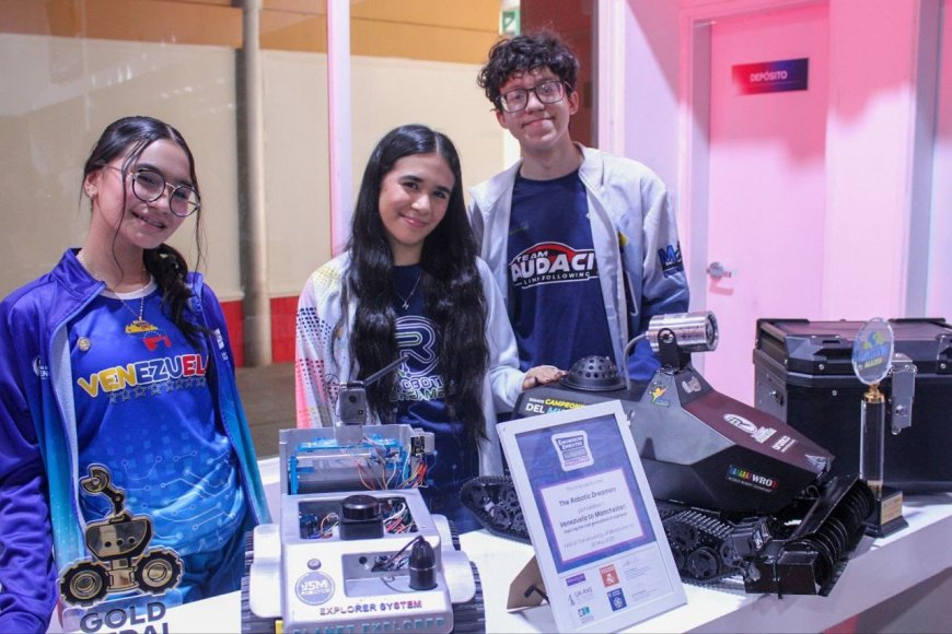Medallistas del colegio Salto Ángel: “Hemos demostrado conocimiento y capacidad de innovación”