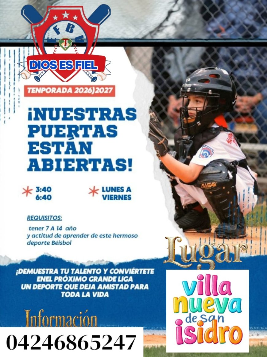 En la Villa San Isidro se levanta la liga "Dios es Fiel", solo con el apoyo de los padres y amigos