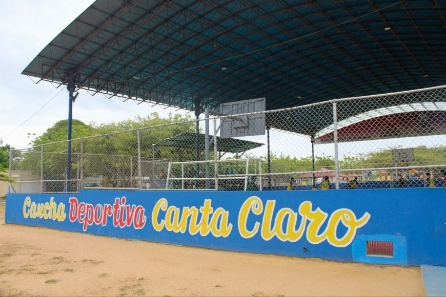 ¡Renovada por la Alcaldía de Maracaibo! Cancha de Cantaclaro abierta al uso gratuito de la comunidad