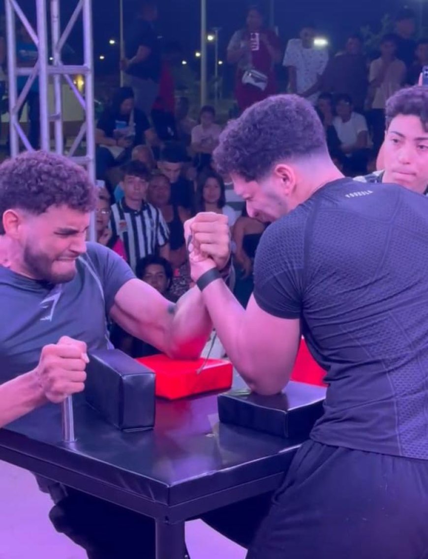 LUCHA DE PULSEADORES:José Camarillo y Jaider Gómez, los mejores brazos del Zulia