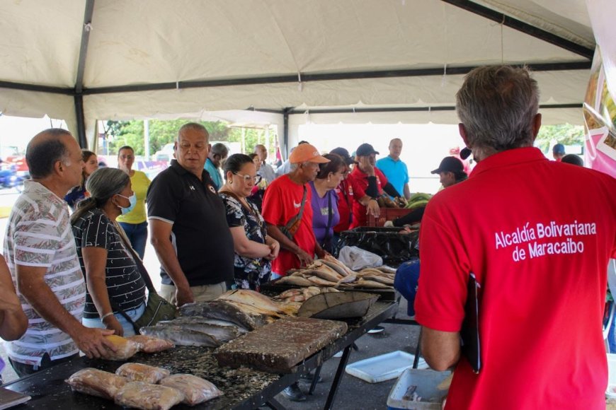 Con subsidio de hasta 40%, arrancó la Feria del Pescado de la Alcaldía de Maracaibo