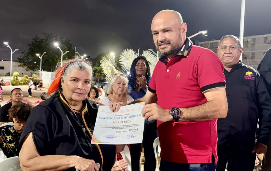 San Francisco rindió tributo a “El Roble de la Gaita”, Nerio Ríos