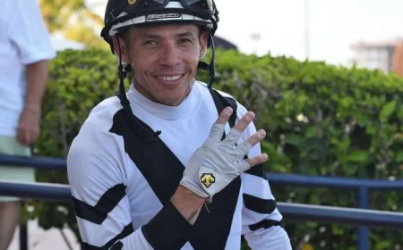 Jaramillo, Rey en Santa Anita Park