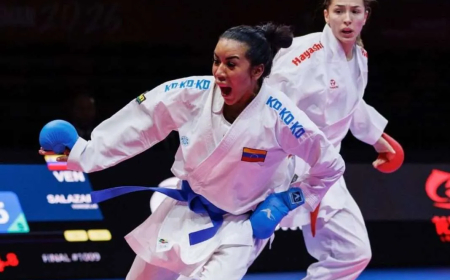 Yorgelis Salazar brilló con una dorada en la Premier League de Karate