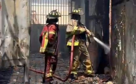  Previo a la procesión de Jesús de la Misericordia, ocurrió un incendio