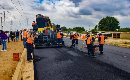 Ministra Faría y gobernador Caldera ejecutan Fase 3 de rehabilitación del corredor vial Hugo Chávez