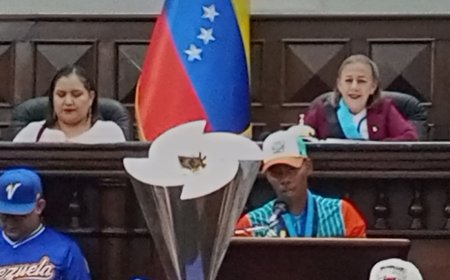 El trofeo de la gloria de Venezuela visitó la Tierra del Sol Amada