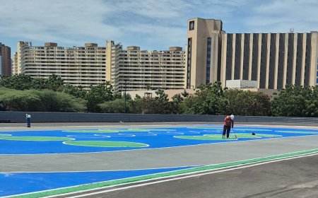 90 % de ejecución lleva el renovado Patinódromo de La Vereda del Lago II: Otra obra para la ciudad