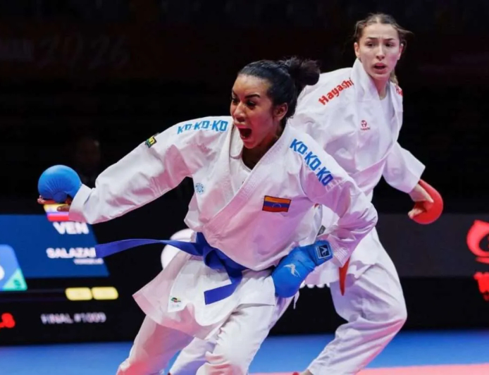 Yorgelis Salazar brilló con una dorada en la Premier League de Karate