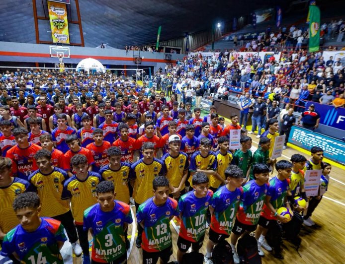 Gobernador Caldera inauguró clasificatorio de voleibol a los Juegos Nacionales Juveniles
