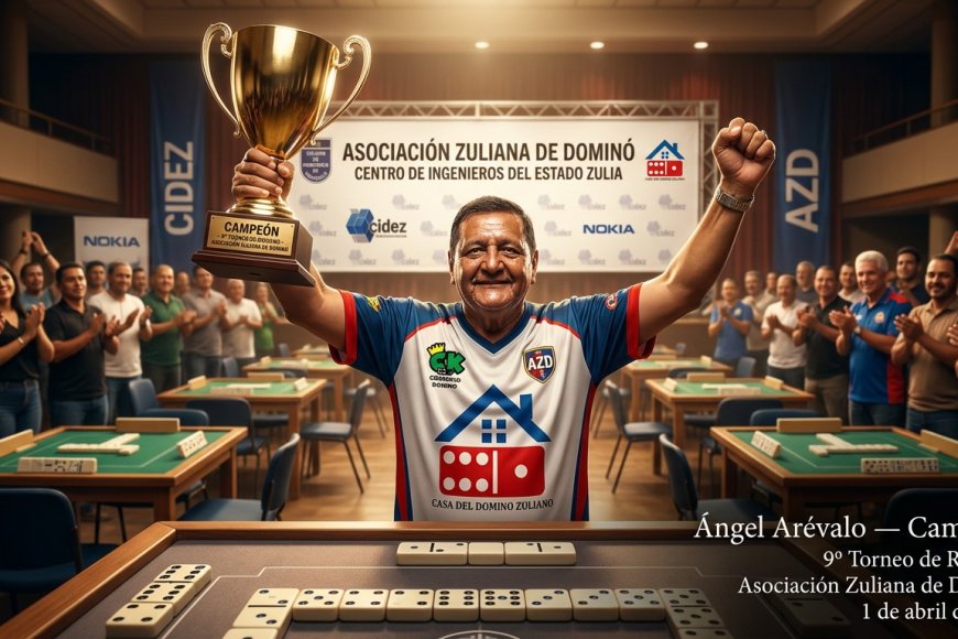 Ángel Arévalo campeón invicto del Dominó de Asodozu