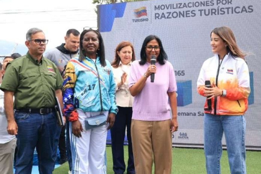 Presidenta Delcy: Más de 13 millones fueron a vacacionar