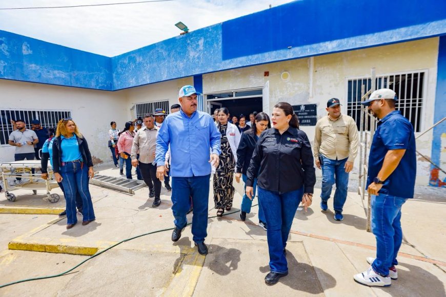 Luis Caldera inspecciona rehabilitación de la Clínica Popular “Tía Juana II” en el municipio Simón Bolívar