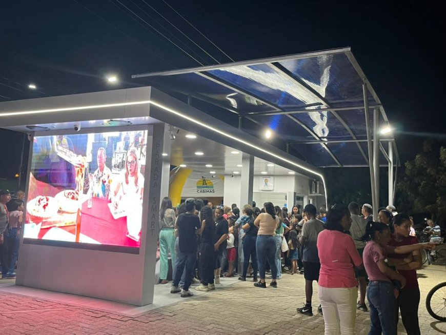 Alcalde Frank Carreño inauguró Primera Parada Inteligente en Cabimas