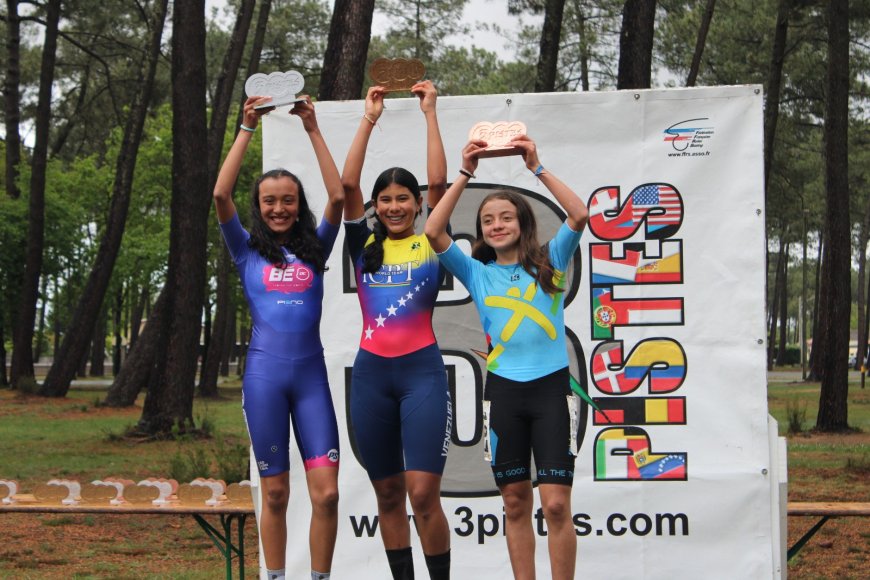 Jessi Rivas llegó a la Copa Tres Pistas de Francia 