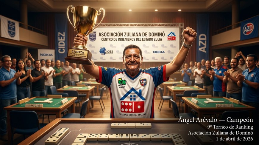 Ángel Arévalo campeón invicto del Dominó de Asodozu