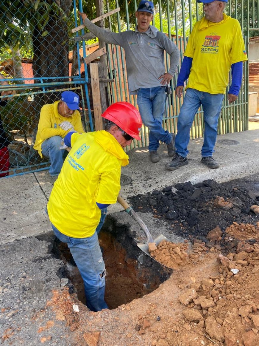 Alcaldía de Maracaibo ejecutó mantenimiento: Más de 25 familias de Padre de la Patria I ya tienen gas