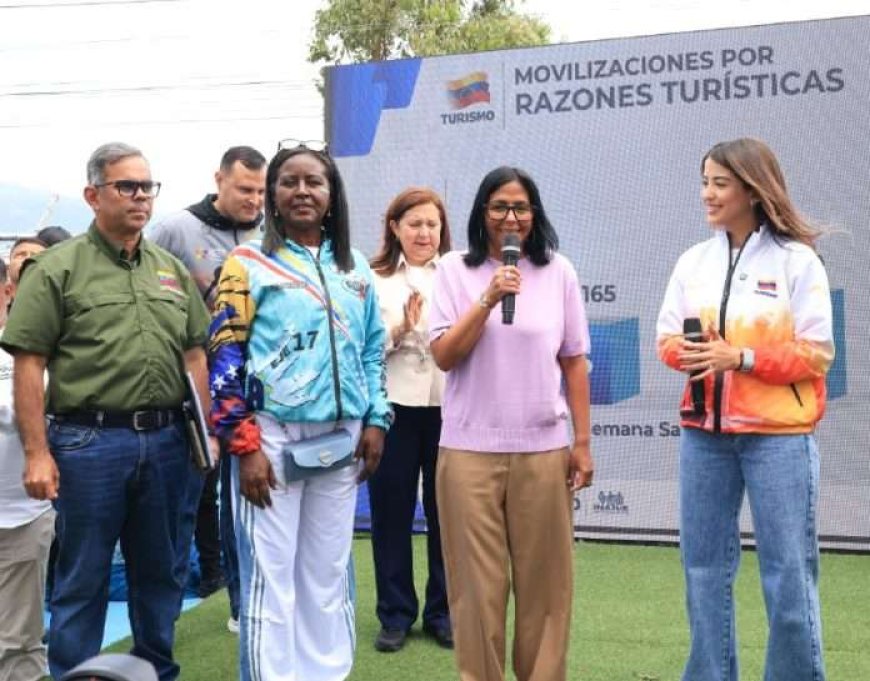 Presidenta Delcy: Más de 13 millones fueron a vacacionar