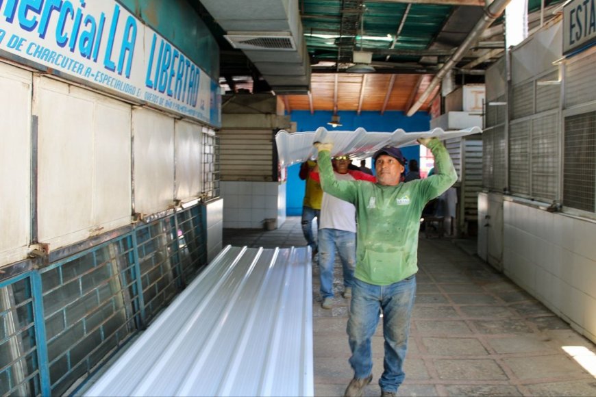 Mercado Santa Rosalía vuelve a la vida: Alcaldía de Maracaibo inició su rehabilitación integral