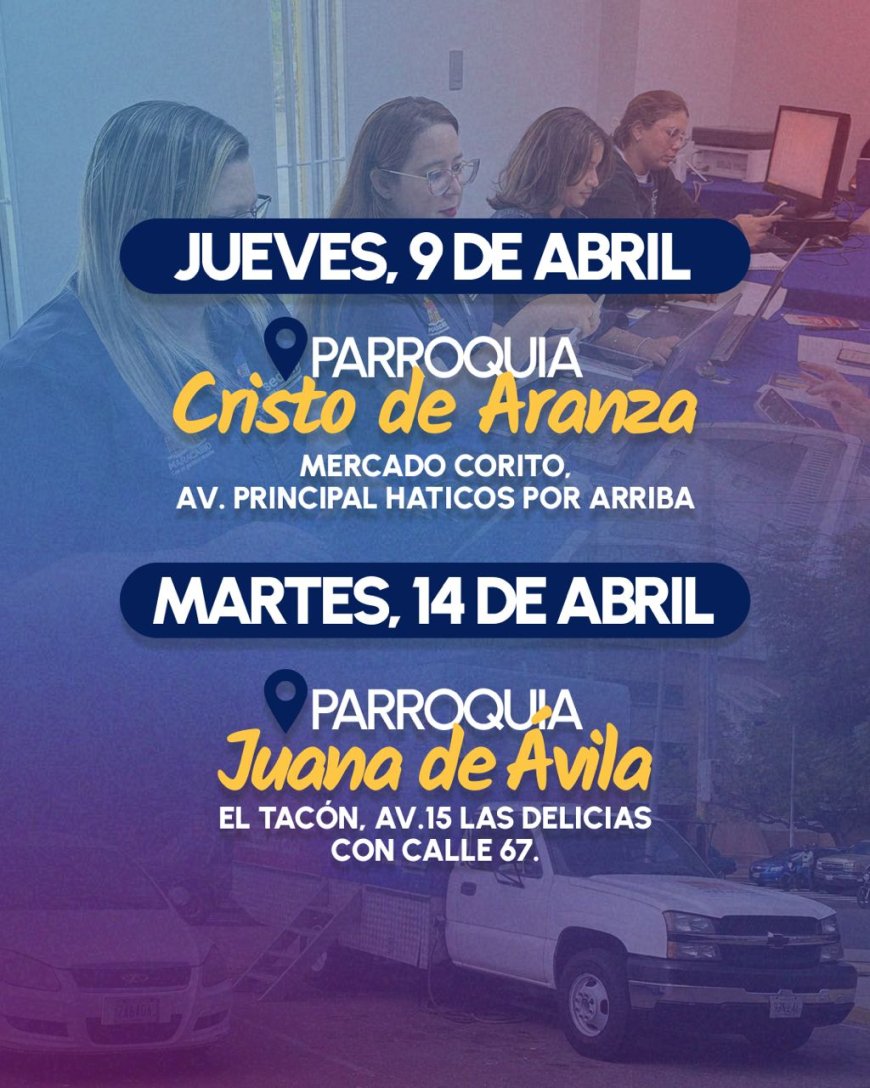 Arranca este jueves 09 SEDEMAT despliega Jornadas Integrales Móviles durante el mes de abril