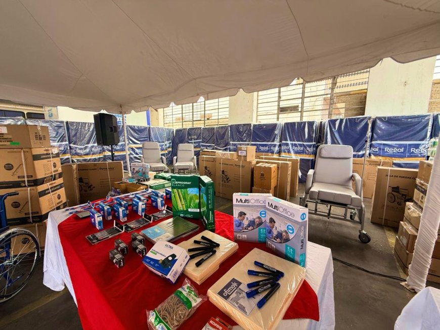 Gobernador Luis Caldera entregó dotación de equipos e insumos a hospitales de la región