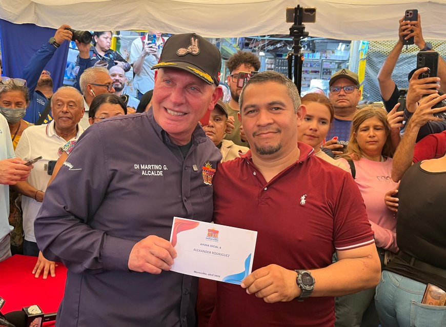 Di Martino le cumplió a comerciantes de El Callejón de Los Pobres: Apoyo para dinamizar la economía