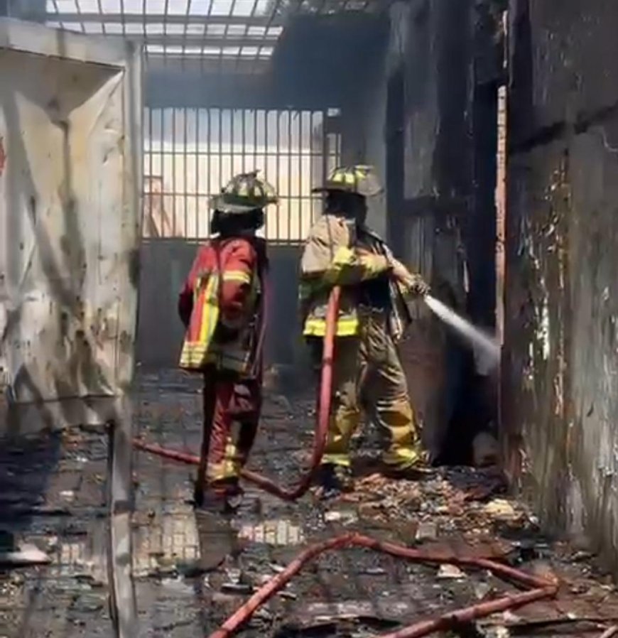  Previo a la procesión de Jesús de la Misericordia, ocurrió un incendio