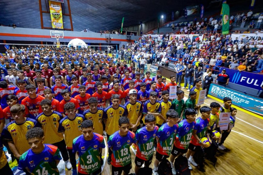 Gobernador Caldera inauguró clasificatorio de voleibol a los Juegos Nacionales Juveniles