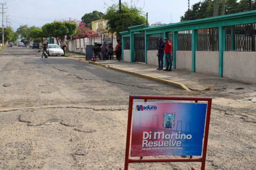 En Los Aceitunos bailan en un pié por el asfaltado que les dio Di Martino