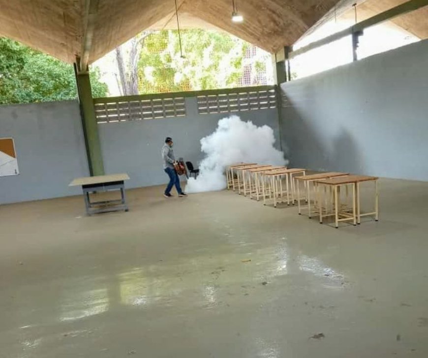 Fumigaron en 10 escuelas de las parroquias Cacique Mara y Cecilio Acosta