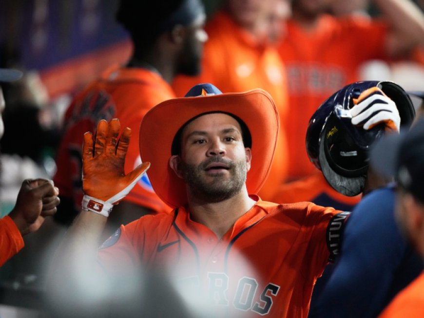 Altuve mandó a volar su tercero