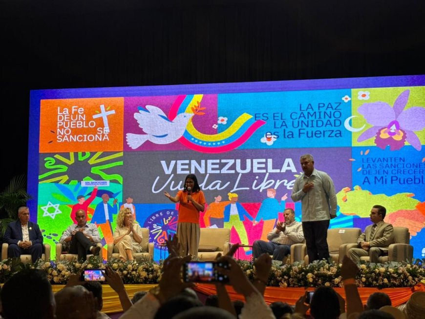 Presidenta (E) Delcy Rodríguez: Me pongo al frente con el gobernador para resolver los problemas del Zulia