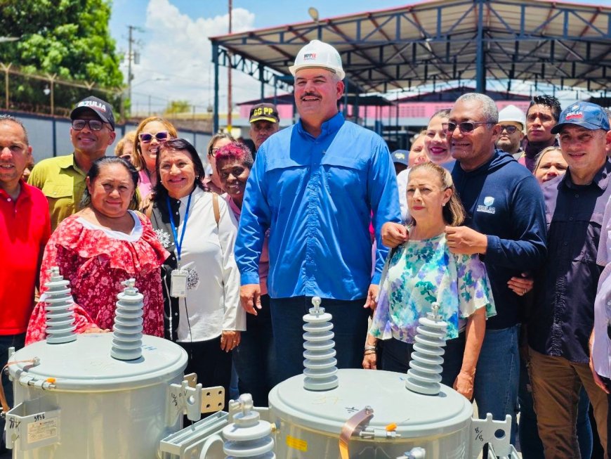 Más transformadores entregó el Gobernador Luis Caldera para el pueblo