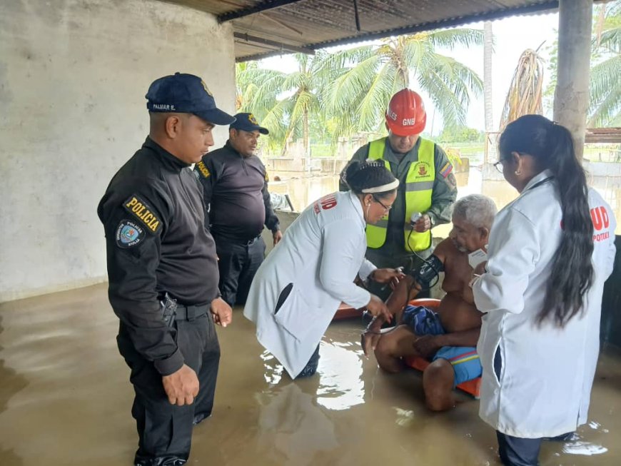 Gobierno bolivariano mantiene despliegue en Sur del Lago para atención de afectados por lluvias