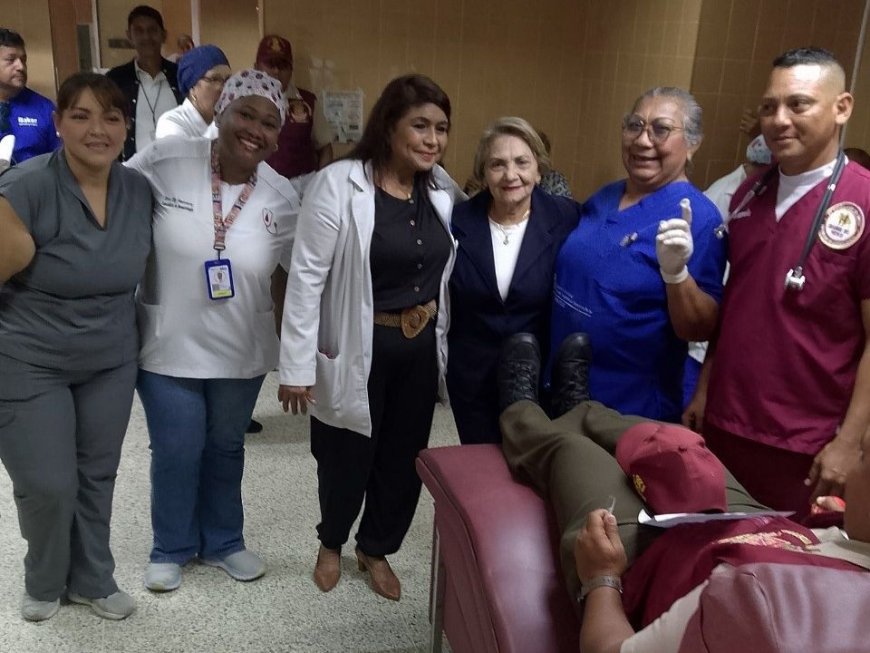 Unión Cívico-Militar fortalece Banco de Sangre del SAHUM para salvar vidas en el Zulia